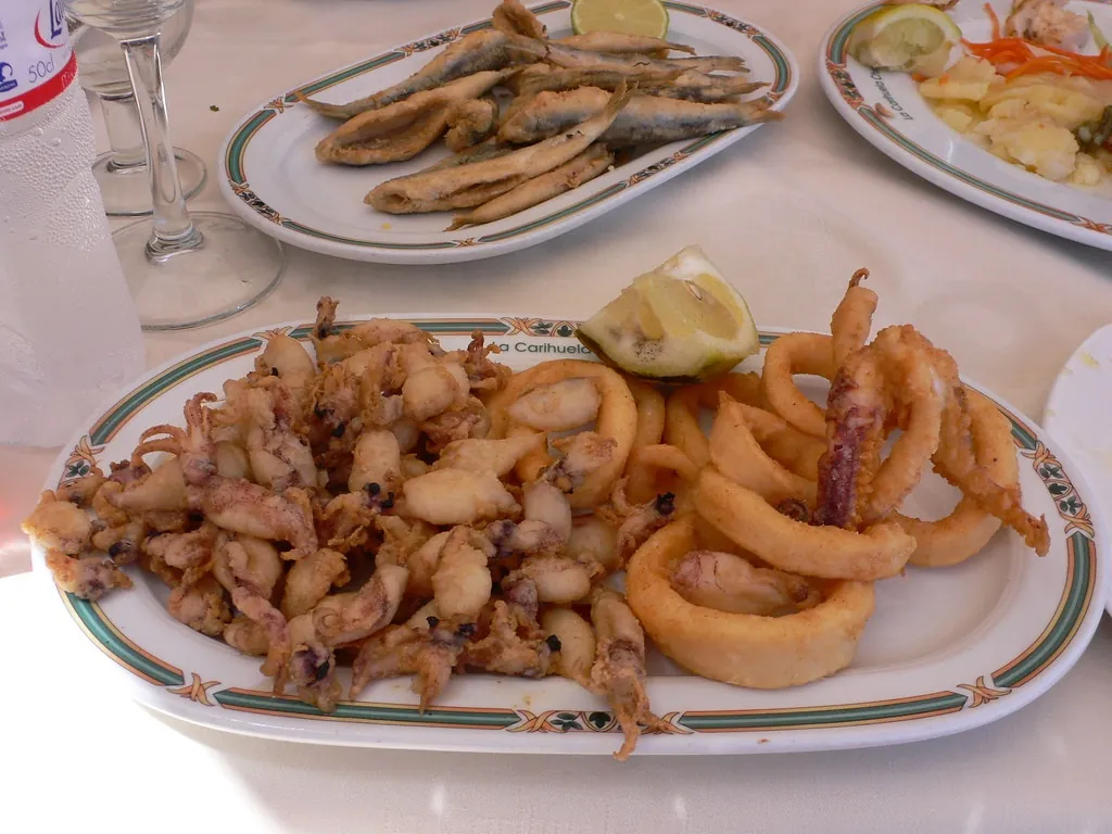 Calamares y chopitos